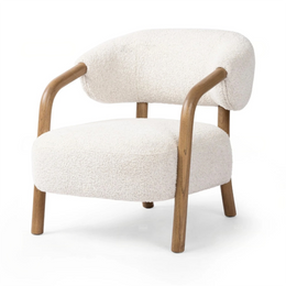 AAH Home - Dining Chair - Cream - Sherpa