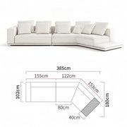 AAH Home - Sofa Set - Beige - Linen