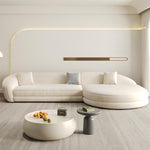 AAH Home - Sectional Sofa - Beige - Solid Wood