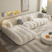 AAH Home Fleece Fabric Overstuffed Multifunction Sofa set for Livingroom Office