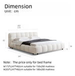 AAH Home - Bed Frame - Off-White - Sherpa