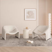 AAH Home - Lounge Chair - Cream - Velvet