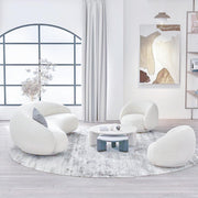 AAH Home Fleece Fabric Overstuffed Multifunction Sofa Chair set for Livingroom Office