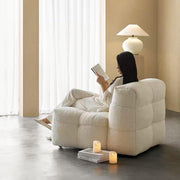 AAH Home Fleece Fabric Overstuffed Multifunction Sofa Chair set for Livingroom Office