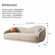 AAH Home Light Luxury Fabric Sofa set for Livingroom