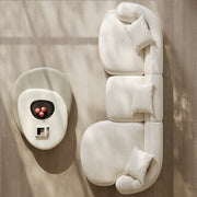 AAH Home Light Luxury Fabric Cloud Shaped Sofa set for Livingroom