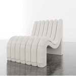 AAH Home - Lounge Chair - White - Velvet