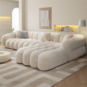 AAH Home Fleece Fabric Overstuffed Multifunction Sofa set for Livingroom Office