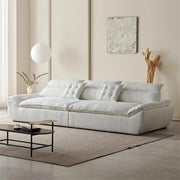 AAH Home Light Luxury Linen Cotton  Fabric Cloud Shaped Sofa set for Livingroom