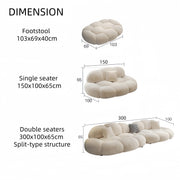 AAH Home - Sofa Set - Beige - Solid Wood