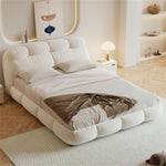 AAH Home - Bed Frame - Off-White - Velvet