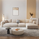 AAH Home - Sectional Sofa - Beige - Solid Wood