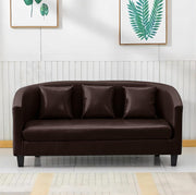 AAH Home - Living Room Sofa - White - Leather