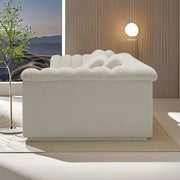 AAH Home Fleece Fabric Overstuffed Multifunction Cloud shaped Sofa Chair set for Livingroom Office