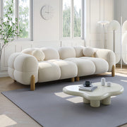 AAH Home  Light Luxury Fabric Cloud Shaped Sofa set for Livingroom