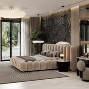 AAH Home - Bed Frame - Cream - Sherpa