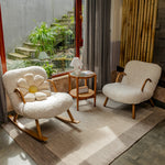 AAH Home - Dining Chair - White - Sherpa