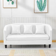 AAH Home - Living Room Sofa - White - Leather