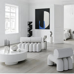 AAH Home - Lounge Chair - Off-White - Velvet