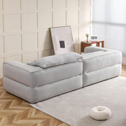 AAH Home - Sofa Set - Beige - Solid Wood