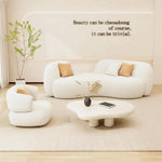 AAH Home - Living Room Sofa - Beige - Metal