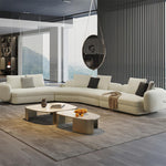 AAH Home - Sectional Sofa - Beige - Solid Wood