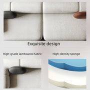 AAH Home Fleece Fabric Overstuffed Multifunction Sofa Chair set for Livingroom Office