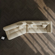 AAH Home Fleece Fabric Overstuffed Multifunction Sofa set for Livingroom Office