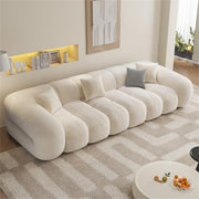 AAH Home Fleece Fabric Overstuffed Multifunction Cloud shaped Sofa Chair set for Livingroom Office