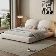 AAH Home Bed Frame Modern Velvet King Queen Size for bedroom Without Mattress