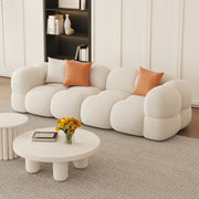 AAH Home Light Luxury Fabric Cloud Shaped Sofa set for Livingroom