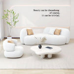 AAH Home - Living Room Sofa - Beige - Metal