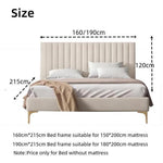 AAH Home - Bed Frame - Off-White - Sherpa