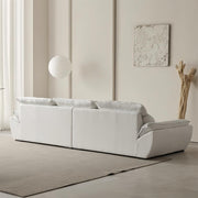 AAH Home Light Luxury Linen Cotton  Fabric Cloud Shaped Sofa set for Livingroom