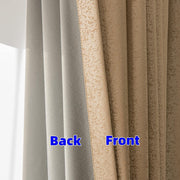 2 Panels 100% Blackout Curtains for Living Room Thermal Insulated Bedroom Darkening Drapes for Basics Room Window