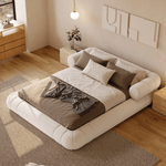 AAH Home - Bed Frame - Beige - Sherpa