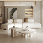 AAH Home - Sofa Set - Off-White - Solid Wood