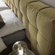 AAH Home Bed Frame Modern Velvet King Queen Size for bedroom Without Mattress