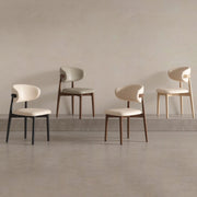 AAH Home - Dining Chair - Off-White - Sherpa