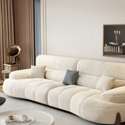 AAH Home Light Luxury Fabric Cloud Shaped Sofa set for Livingroom