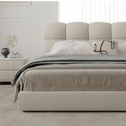 AAH Home - Bed Frame - Beige - Velvet