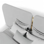 AAH Home - Bed Frame - Beige - Velvet