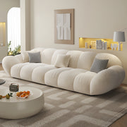 AAH Home Light Luxury Fabric Cloud Shaped Sofa set for Livingroom