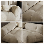 AAH Home Fleece Fabric Overstuffed Multifunction Sofa set for Livingroom Office