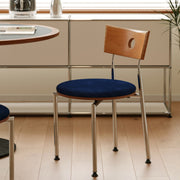 AAH Home - Dining Chair - White - Velvet