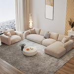 AAH Home - Sectional Sofa - Beige - Solid Wood