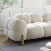 AAH Home  Light Luxury Fabric Cloud Shaped Sofa set for Livingroom