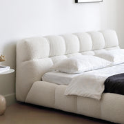 AAH Home - Bed Frame - Off-White - Sherpa