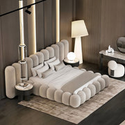 AAH Home - Bed Frame - Cream - Sherpa