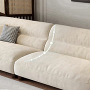 AAH Home Light Luxury Fabric Cloud Shaped Sofa set for Livingroom
